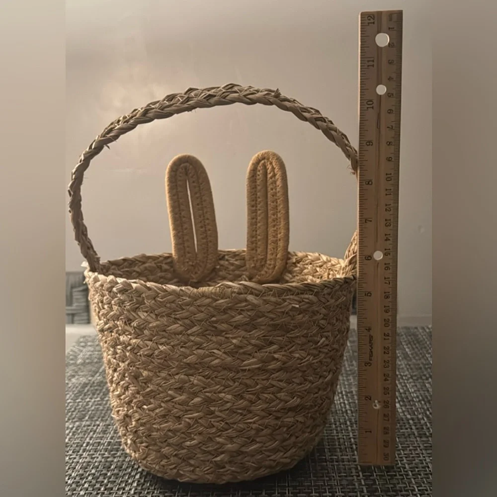 Easter Target Bunny Woven Seagrass Basket Brown. Brand New. Brand New.